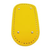 Nusrat Bilişim Çanta Aksesuar Suni Deri Sarı Renk 25X12 cm Oval Çanta Tabanı