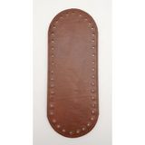 Nusrat Bilişim Çanta Aksesuar Suni Deri Taba Renk 20X8 cm Oval Çanta Tabanı snotbn49