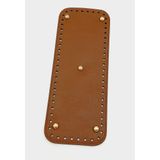 Nusrat Bilişim Çanta Aksesuar Suni Deri Taba Renk 30X12 cm Dikdörtgen Çanta Tabanı (Light Gold Aparatlı) sndtbn15