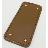 Nusrat Bilişim Çanta Aksesuar Suni Deri Vizon Renk 25X12 cm Dikdörtgen Çanta Tabanı (Light Gold Aparatlı)