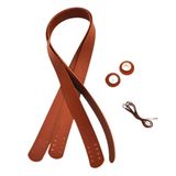 Nusrat Bilişim Çanta Aksesuar Taba Renk 70x2.4 cm Çift Çanta Sapı, Gümüş Aparatlı Mıknatıs, 2 Metre Dikme İpi sntkm13