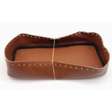 Nusrat Bilişim Çanta Aksesuar Taba Suni Deri 28x13 cm Yüksek Çanta Tabanı Light Gold Metalli