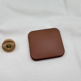 Nusrat Bilişim Çanta Aksesuar Vizon Renk 5x4.5 cm Mıknatıslı Mat Kilit
