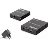 Nusrat Bilişim Hadron HDX1363 HDMI Kvm Extender 4K Loop-Out 120 M - Gümüş