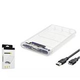 Nusrat Bilişim Hadron Hdx1760 Hdd Kutu Usb3.0 Plastik Sata 2.5" Transparent