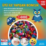 Nusrat Bilişim Ütü ile Yapışan Boncuk 5mm 6000'li Karışık Renk - Renkli