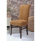 Nusret Bürümcük Sandalye Kılıfı Eteksiz (6 Adet)_tütün - 35 x 50 cm - Tarçın Sarısı