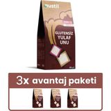 Nustil 300G x 3x Glutensiz Yulaf Unu Vegan ve Yüksek Lifli Özellikleri ile Mükemmel Hamur İşi - 300 gr