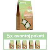Nustil Aromalı Toz Eritritol Bal 250 gr x5 Şeker İçermez Vegan ve Glutensiz