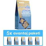 Nustil Glutensiz Hazır Kinoalı Kahvaltılık Yulaf Ezmesi ve Chia 250g x 5 Ürün İçeriği ile Sağlıklı Seçim - 250 gr