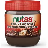Nutas Fındık Parçacıklı Kakaolu Fındık Kreması – 400G Cam Kavanoz - 400 gr