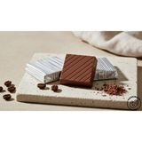 Nutat Gümüş Sargılı Kalın Kare Çikolata – Fındık Kremalı & Parçacıklı 500 GR.