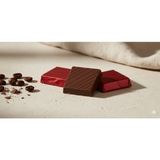 Nutat Kırmızı Sargılı Kalın Kare Çikolata – Fındık Kremalı & Parçacıklı 500 GR.
