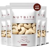 Nutbite 12’li Cep Boy - Çiğ Kaju - Taptaze Yeni Mahsül - Atıştırmalık Kuruyemiş - 12 x 40gr - 480 gr