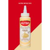 NUTBO Tatlı Sos Beyaz- Waffle& Krep& Pankek& Churros& San Sebastian& Kruvasan& Dondurma Sos 300 gr