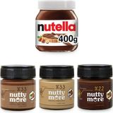 Nutella 400 gr Krem Çikolata ve Nutty More Tanışma Paketi Katkısız Lezzet ile Gelen Mutluluk