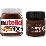 Nutella 400 gr & Nutty More %22 Kakaolu Fındık Ezmesi 200 gr