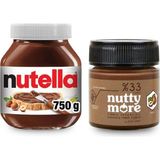 Nutella 750 gr & Nutty More %33 Fındık Parçacıklı Kakaolu Fındık Ezmesi 200 gr