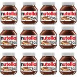 Nutella Kakaolu Fındık Kreması 750 gr x 12 Adet - 9 kg
