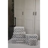 Nutex 6'lı Valiz Düzenleyici Bavul Içi Organizer Set - Seyahat Hurcu - Çiçek Desen(Beyaz)