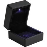 Nutly Accessories LED Işıklı Yüzük Kutusu Hediye Sevgililer Günü 1 Adet Düz Desen Çocuklar İçin