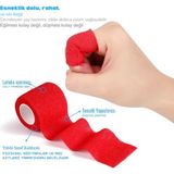 Nutrabella Kendinden Yapışkanlı Coban Bandaj 7,5 cm x 4,5 m (2 Adet) Kırmızı Sporcu Bandajı Elastik Sargı Bezi