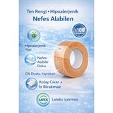 NutraBella Micropore Rinoplasti Sonrası Burun Bandı – Hipoalerjenik Nefes Alabilir Cerrahi Kağıt Bant 2 Adet