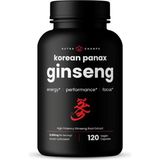 Nutrachamps Korean Red Panax Ginseng Root Extra Strength Ginsenosides For Energy, Focus, Performance, Vitality Immune Support 120 Veg Capsul. - Aromasız