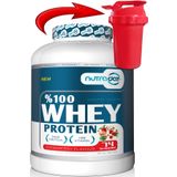 Nutraday Whey Protein 2257 gr Çilek Aromalı Protein Tozu 24 Gram Protein 74 Servis