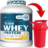 Nutraday Whey Protein 2257 gr Muz Aromalı Protein Tozu 24 Gram Protein 74 Servis