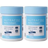 NUTRAFINE Marine Collagen Doğal%100 Çift Hidrolize Tip 1 Balık Kolajen Peptitler 70 gr(7 günlük) (2 paketi)