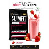 Nutrawell Slimfit Çilek 30 Öğün - Öğün Yerine Geçen Shake Öğün Tozu Proteinli Besin