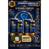 Nutraxin 2 Adet B Complex (B1-B2-B3-B5-B6-B12) 60 Adet Vitamin Tablet + HEDİYE BİBERİYE YAĞI