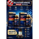 Nutraxin 2 Adet Multivitamin Mineral Immune 60 Adet Tablet + Hediye Biberiye Yağı