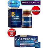 Nutraxin B Complex 60 Vitamin Tablet + Nutraxin Artroflex Easy Move 30 Saşe + İlaç Kutusu