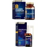 Nutraxin B Vitamin Complex 60 Tablet + Propolis Boğaz Spreyi 30ml - --