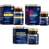 Nutraxin B12 Vitamin 1000 mcg 60 Tablet + Vitamin Max 60 Tablet + Selenium 100 mcg 100 Tablet