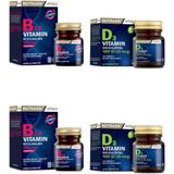 Nutraxin B12 Vitamini 1000 Mcg 60 Dilaltı Tableti 2 Adet, D3 Vitamini 1000 Iu 120 Tablet 2 Adet - --