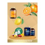 Nutraxin Bağışıklık ve Enerji Desteği Seti | C Vitamini30 Tablet 1000mg + B Complex60 Tablet | Günlük Takviye
