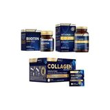Nutraxin Biotin 30 Tablet & Gold Collagen 10 Saşe & Vitamin Max C D Zinc