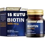 Nutraxin Biotin 5000 Mg 30 Tablet 15 Adet
