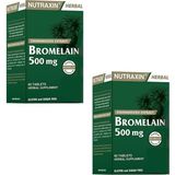 Nutraxin Bromelain 500 mg 60 2 Adet Tablet Komplex Ürün Türkiye Menşeli Doğal Besin Takviyesi