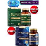 Nutraxin Bromelain Forte 60 Tablet + Collagen 30 Tablet