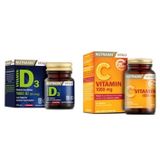 Nutraxin C Vitamin 1000 Mg 30 Tablet Ve Vitamin D3 1000 Iu - --
