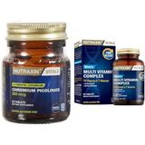 Nutraxin Chromium Picolinate 200 mcg 90 Tablet + Men's Multi Vitamin Complex 60 Tablet