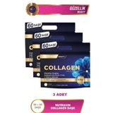 Nutraxin Collagen 60 Saşe 10.000 Mg Tip 1 Tip 3 Çanta Set x 3 adet