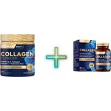 Nutraxin Collagen Powder Gold Quality 300 gr + Nutraxin Hidrolize Hyaluronic Acid 30 Tablet Gold Collagen - --