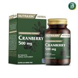 Nutraxin Cranberry 500 mg Takviye Edici Gıda 60 Tablet 4 Adet