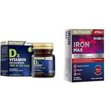 Nutraxin D3 Vitamin 1000 IU 25 mcg 120 Tablet + Iron Max 17 mg 30 Tablet