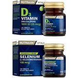 Nutraxin D3 Vitamini 120 Tablet + Selenyum 100 Tablet